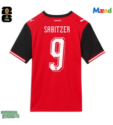 Østrig Marcel Sabitzer #9 Replika Hjemmebanetrøje VM 2026 Kortærmet